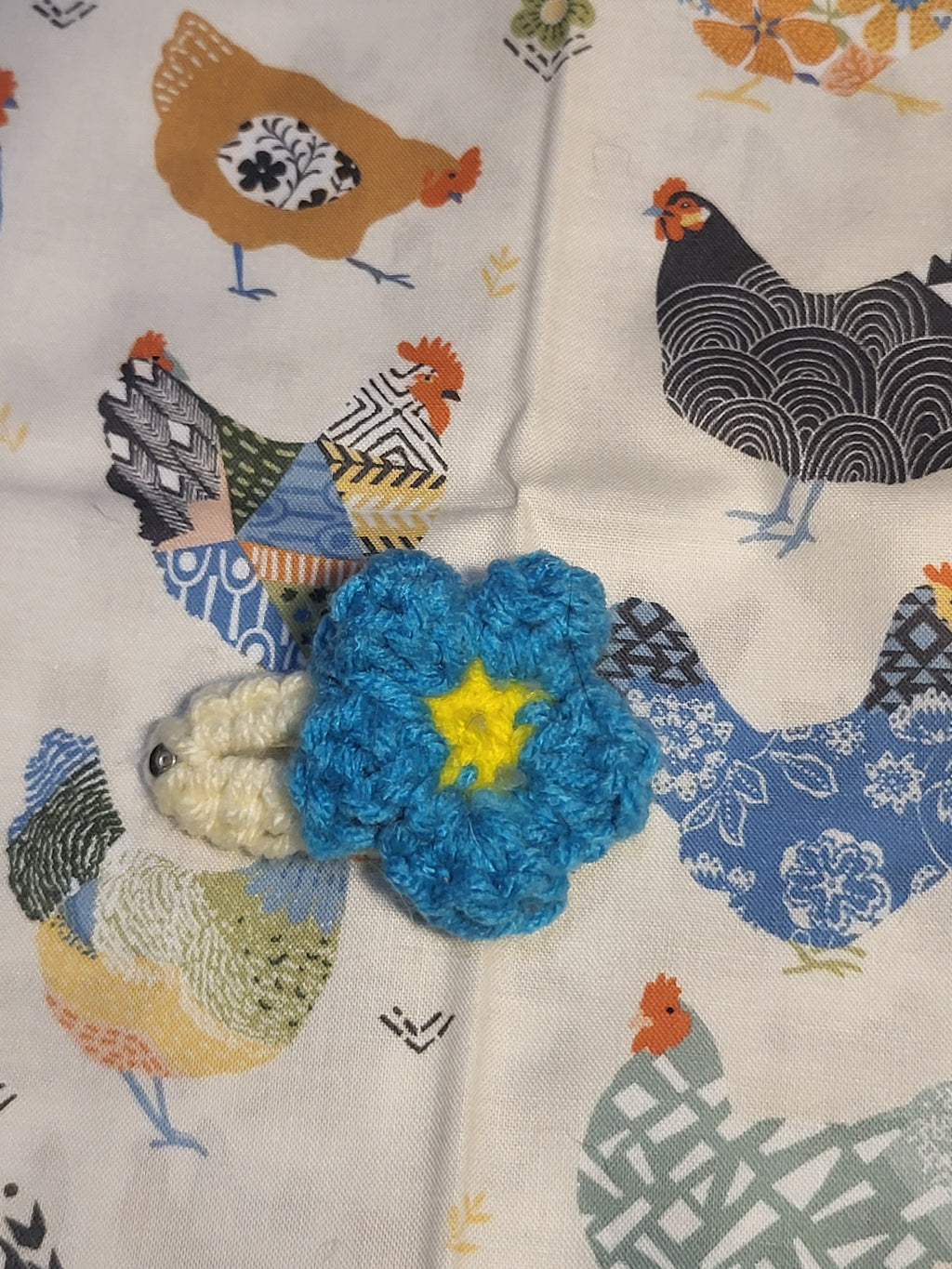 Flower hair clip